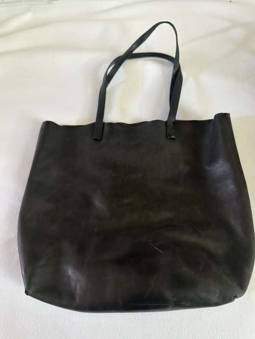 Madewell The Transport Tote Black Leather